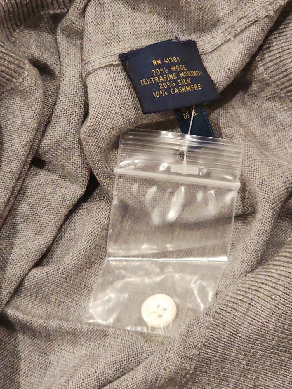 POLO RALPH LAUREN sz XXL Wool Silk Cashmere Mens Long Sleeve Sweater Shirt new